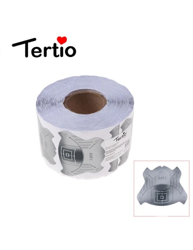 Sagome graue Karten für die Verlängerung der Nägel