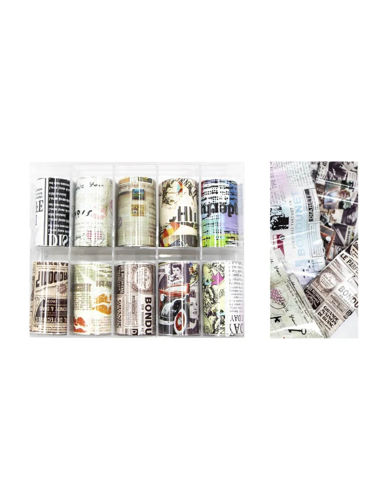 Folha de alumínio para decoração transferível de jornal