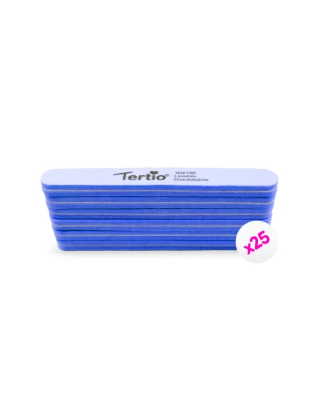 Lima buffer allungata blu 25 pezzi