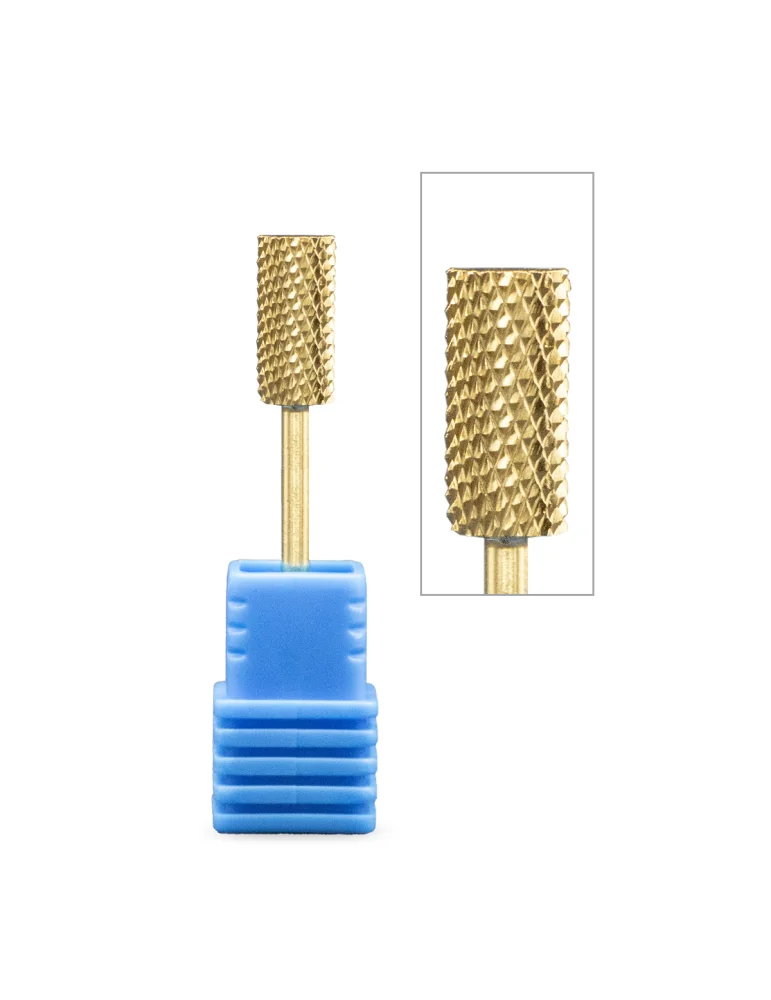 ORO 112 Punta Placcata oro carbide a Cilindro ORO 112 Punta Placcata oro carbide a Cilindro