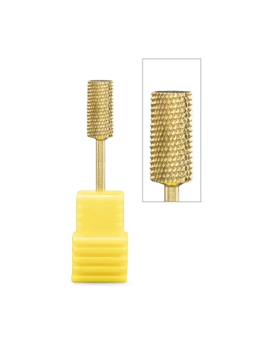 ORO 113 Punta Placcata Oro Carbide a Cilindro