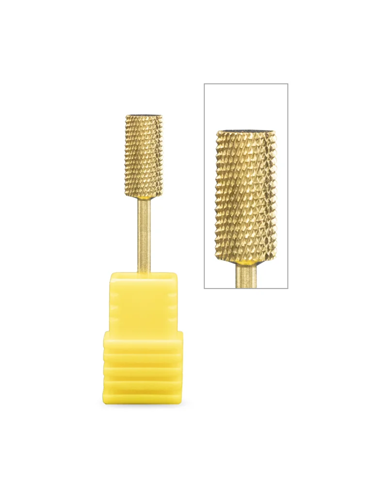 ORO 113 Punta Placcata Oro Carbide a Cilindro ORO 113 Punta Placcata Oro Carbide a Cilindro