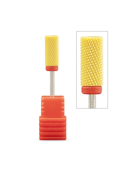 CER 020 Ponta Cilíndrica em Cerâmica Amarela Granulada