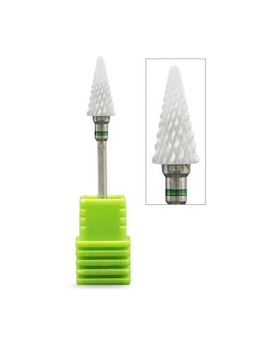 CER 048 Punta a Cono con Punta en Cerámica Grano Grueso