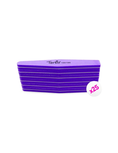 Lima buffer rombo viola 25 unidades