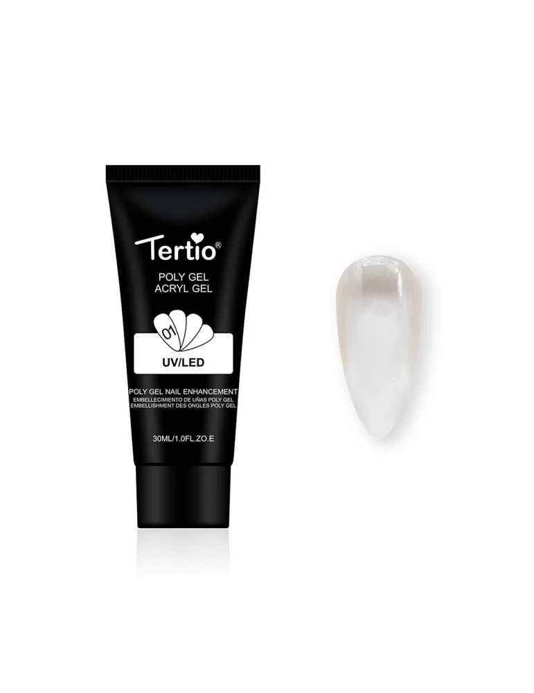 1 POLYGEL ACRYGEL 30ML TRASPARENTE 1 POLYGEL ACRYGEL 30ML TRASPARENTE