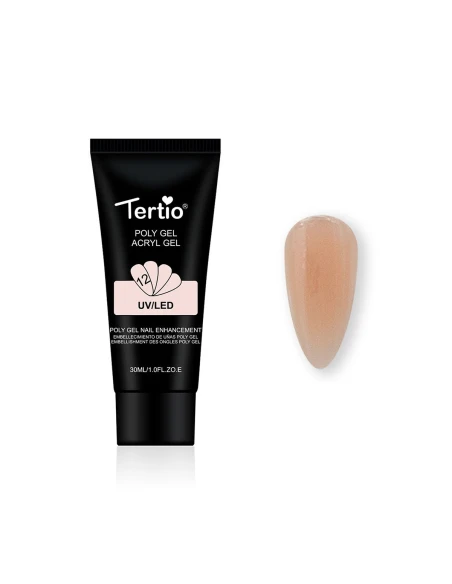 12 POLYGEL ACRYGEL 30ML ROSA CARNE CHIARO