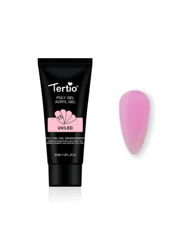 15 POLYGEL ACRYGEL 30ML ROSA ZUCCHERATO FILATO