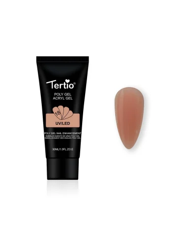 18 POLYGEL ACRYGEL 30ML SALMONE SCURO