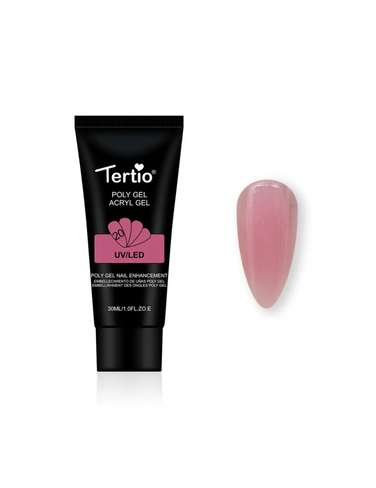 20 POLYGEL ACRYGEL 30ML CASTAGNO SCURO