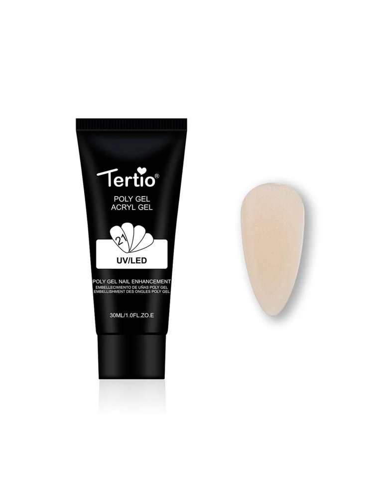 21 POLYGEL ACRYGEL 30ML GLITTERATI BIANCO TITANIO21 POLYGEL ACRYGEL 30ML GLITTERATI WHITE TITANIUM