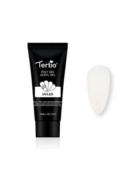 22 POLYGEL ACRYGEL 30ML GLITTERATI TRANSPARENTE