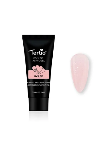 28 POLYGEL ACRYGEL 30ML GLITTERATI TRASPARENTE ROSATO28 POLYGEL ACRYGEL 30ML GLITTERS TRANSPARENT ROSÉ