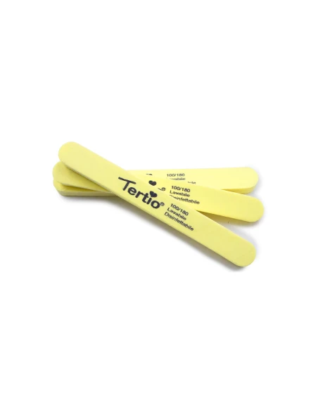 Lima buffer alongada amarela 3 unidades