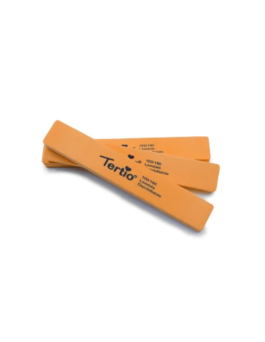 Lima buffer rectangular naranja 3 unidades