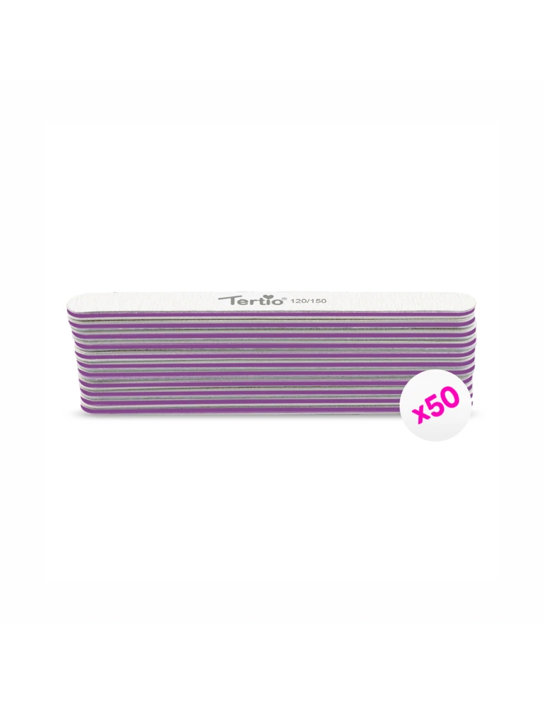 50PCS lima embouteillée droite double 120 150