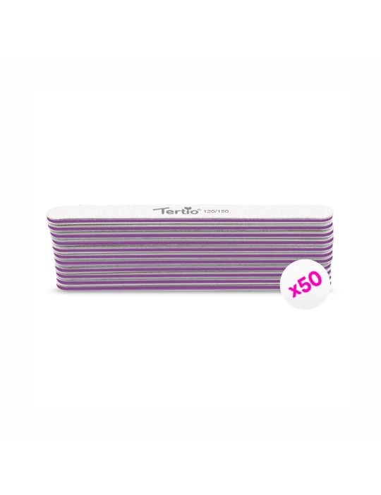50PCS lima embouteillée droite double 120 150
