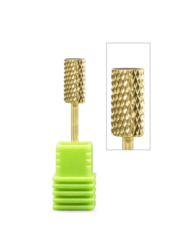 115 Gold Punta Placcata Carbide Cilindro