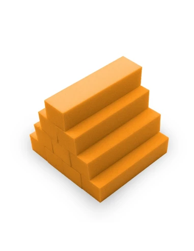 10 Stück orangefarbene Buffer-Steine