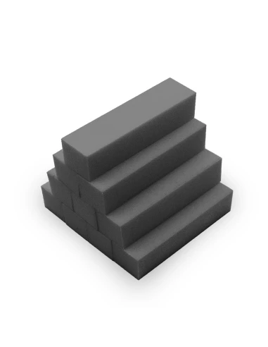 10 pcs tapis de caoutchouc noir