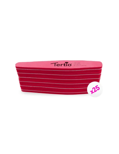 Lima buffer romboide vermelho 25 unidades