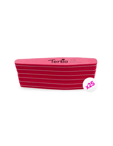 Lima buffer romboide vermelho 25 unidades
