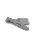 Lima à ongles en forme de losange grise 3 pièces