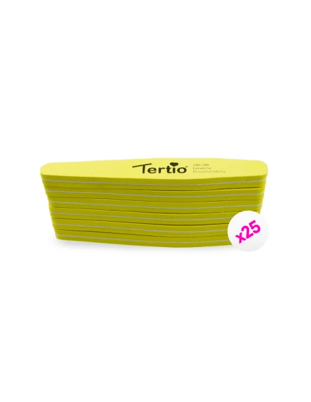 Lima buffer romboide giallo 25pcs