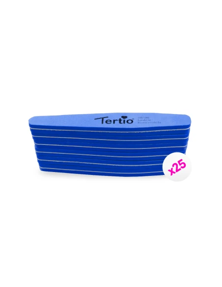 Lima buffer romboide blu 25pcsBlue buffer file 25 pieces