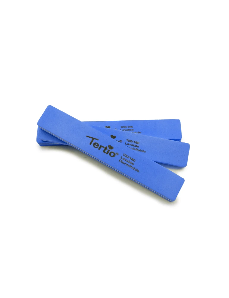 Lima buffer rettangolare blu 3pcs