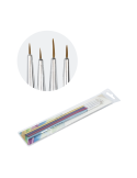 Ensemble de 4 pinceaux pointus pour l'art des ongles