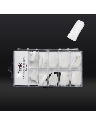 DICA QUADRADA COM DEGRADÊ BRANCO 100 UNIDADES