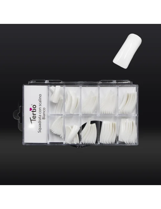 TIP SQUADRATA WITH WHITE STEP 100PCS TIP SQUADRATA WITH WHITE STEP 100PCS