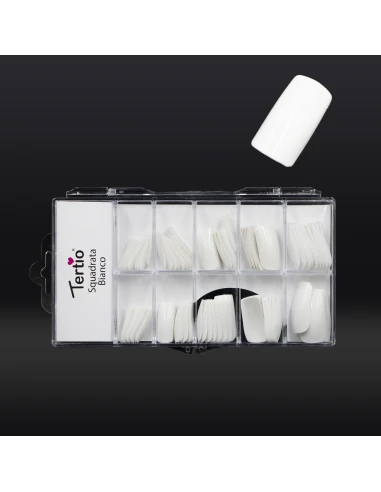 TIP SQUADRATA BIANCO 100PZ