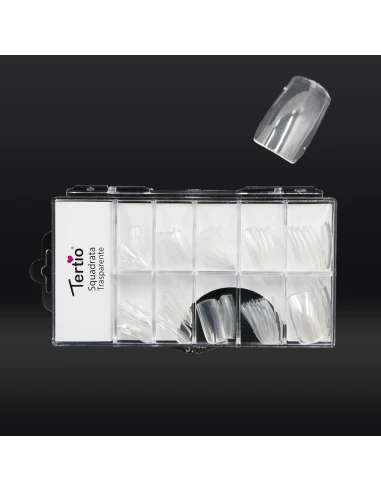 DICA QUADRADADA TRANSPARENTE 100 UNIDADES