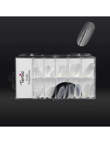 TIP OVALE TRASPARENTE 100 StZVielealeIPförmige transparente TIPs (100 Stück)