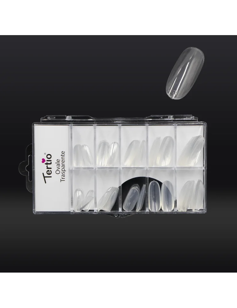 TIP OVALE TRASPARENTE 100PZ TIP OVALE TRASPARENTE 100PZ