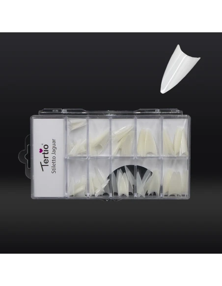 DICA DE STILETTO JAGUAR NATURAL 100 UNIDADES