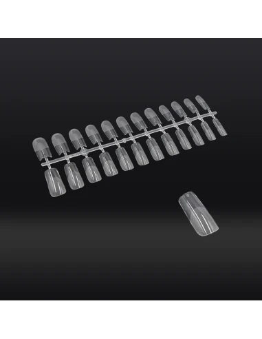 TIP SQUADRATE TRASPARENTI CON SCALINO OPACHE 240PZ