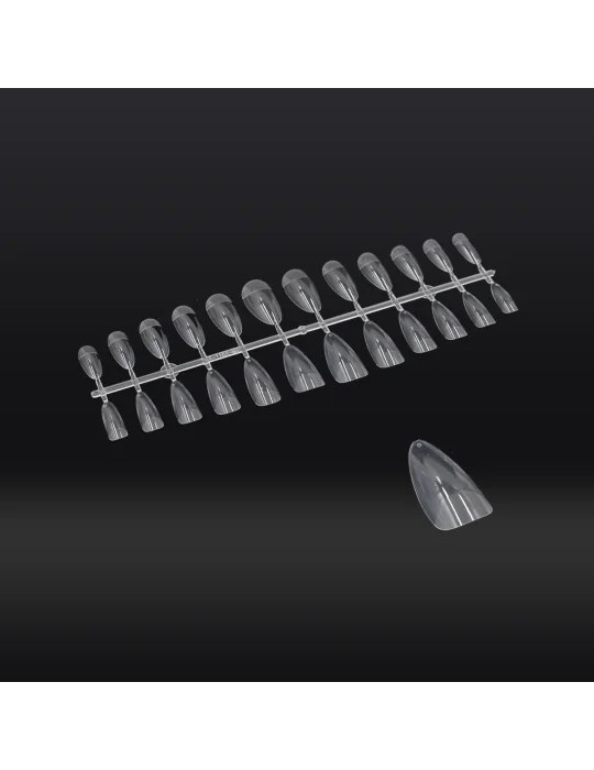 TIP A MANDORLA TRASPARENTI CON SCALINO OPACHE 240PZ TIP A MANDORLA TRASPARENTI CON SCALINO OPACHE 240PZ