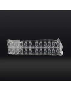 AMOSTRA TRANSPARENTE DE 120 UNHAS