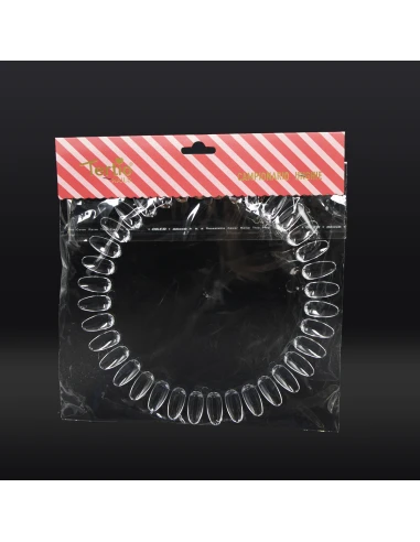 TRANSPARENT ROUND SAMPLES 36 NAILS