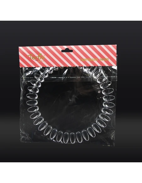 ÉCHANTILLONS RONDS TRANSPARENTS 36 ONGLES