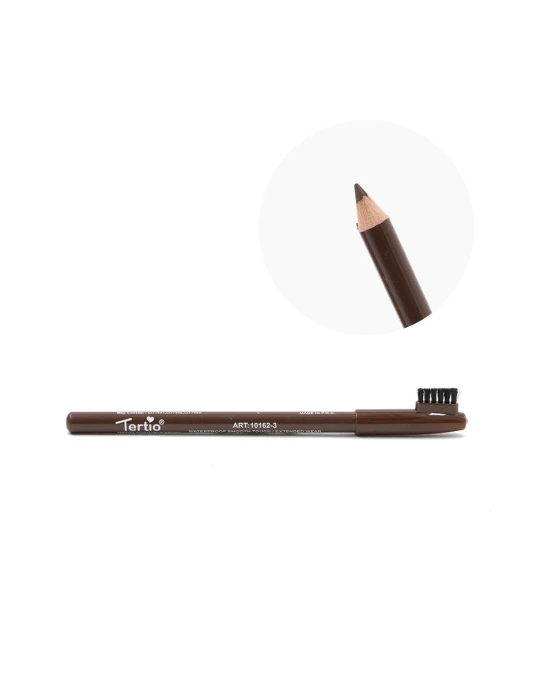03 2IN1 EYEBROW AND EYE PENCIL MEDIUM BROWN WITH BRUSH