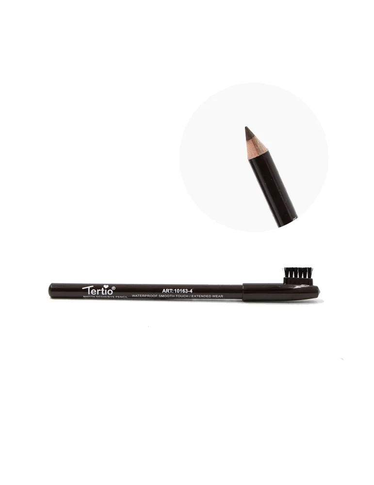 04 CRAYON À SOURCILS ET YEUX 2 EN 1 MARRON FONCÉ AVEC PINCEAU 04 CRAYON À SOURCILS ET YEUX 2 EN 1 MARRON FONCÉ AVEC PINCEAU