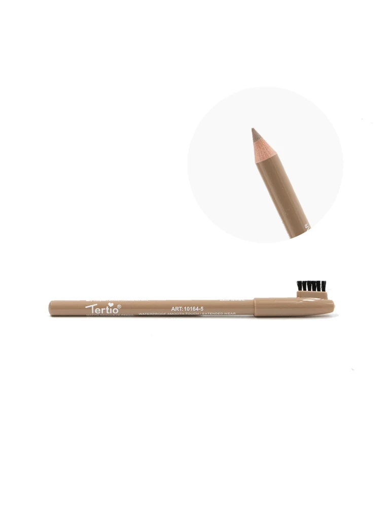 05 2IN1 EYEBROW AND EYE PENCIL LIGHT HAZELNUT WITH BRUSH