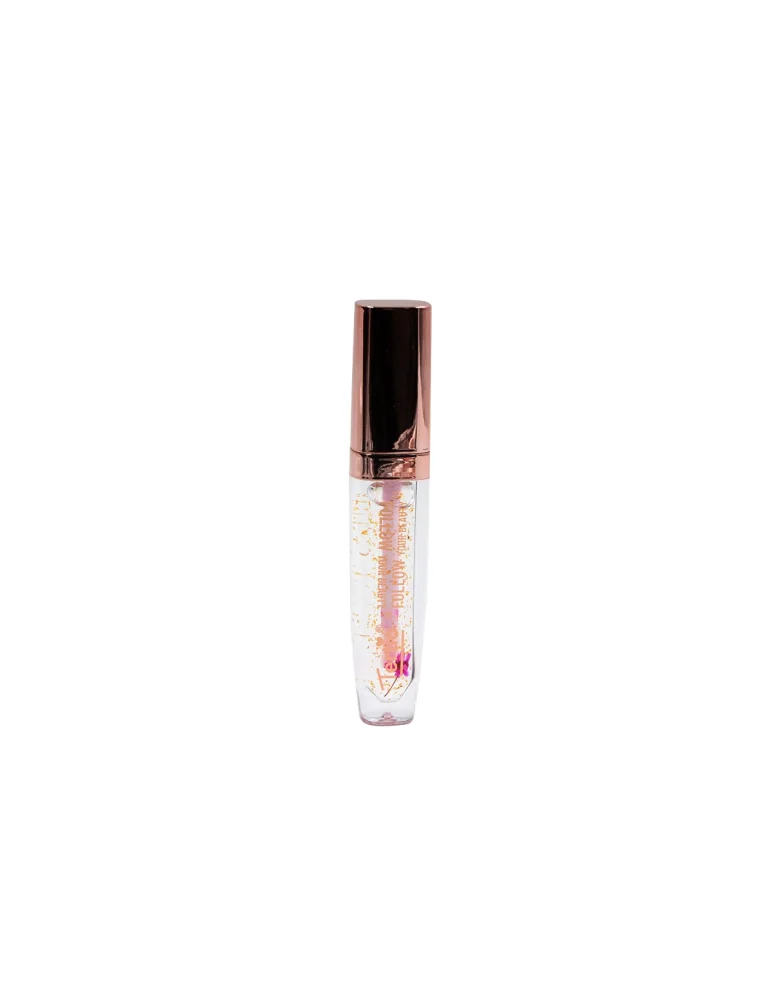 pH-REAGENTING LIP GLOSS WITH FUCHSIA FLOWER pH-REAGENTING LIP GLOSS WITH FUCHSIA FLOWER