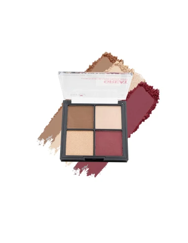 01 ILLUMINATING PALETTE BRONZER BLUSH POWDER 4in1