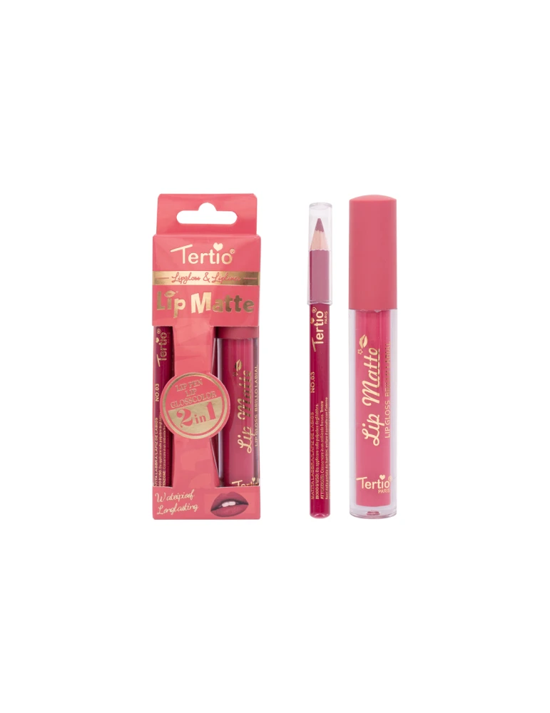 Conjunto Labbra 2 em 1 – Lápis de Lábios + Brilho Labial