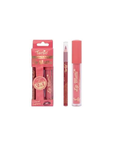Set Labbra 2 en 1 – Lápiz Labial + Brillo de Labios